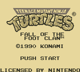 Teenage Mutant Ninja Turtles screenshot 3 for GameBoy